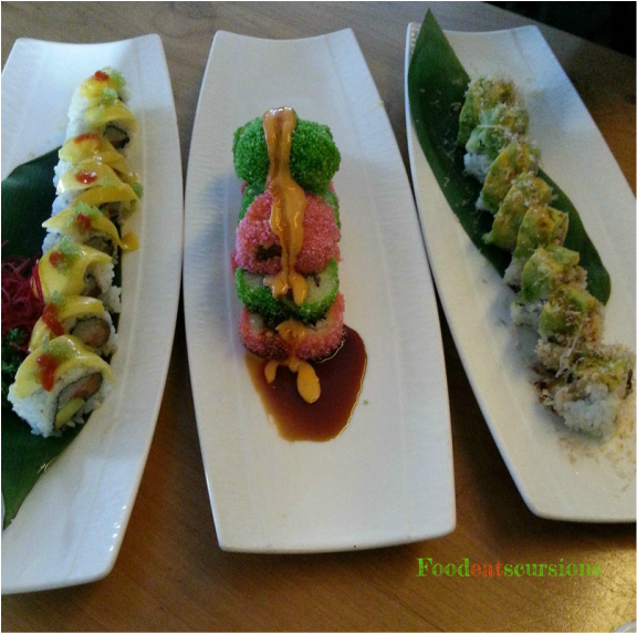 Blue Ocean Robata & Sushi Bar-Trio of Sushi
