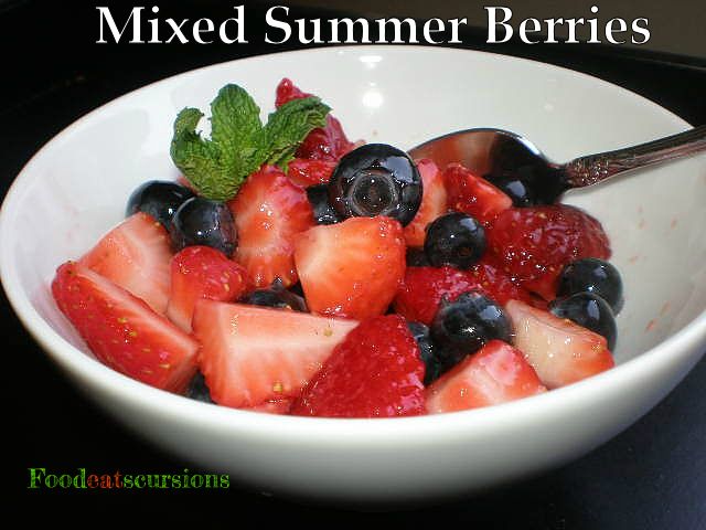 Mixed Summer Berries Foodeatscursions